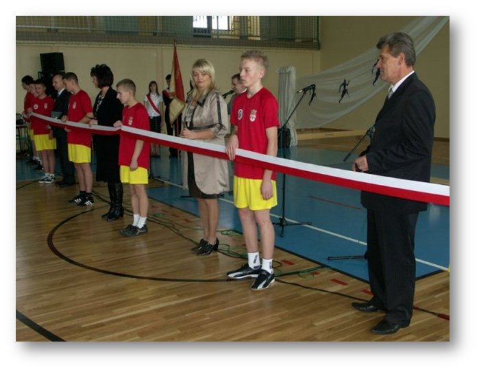 20 XII 2010 r. Otwarcie sali gimnastycznej.