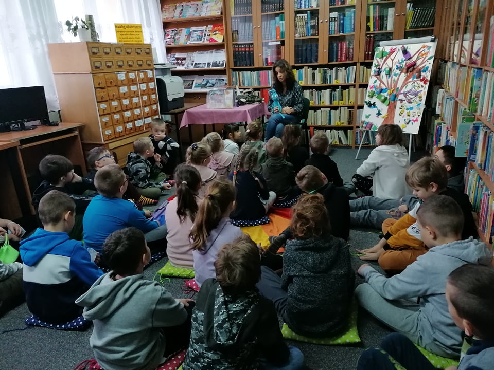 Spotkania autorskie z Katarzyną Janowicz-Timofiejew w bibliotekach powiatu