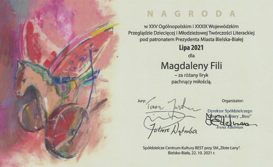 Dyplom Magdaleny 
