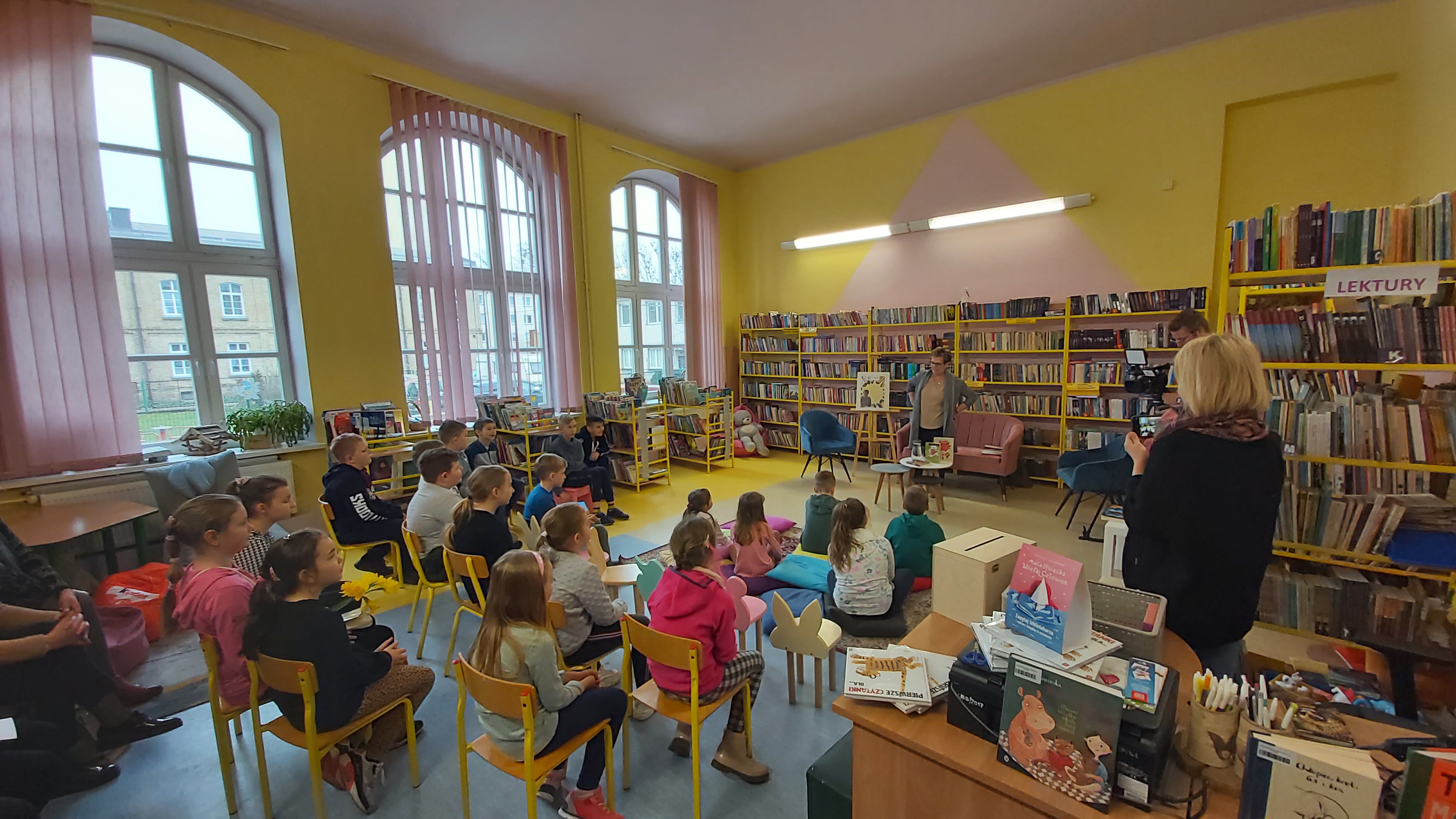 spotkanie w bibliotece w Choroszczy