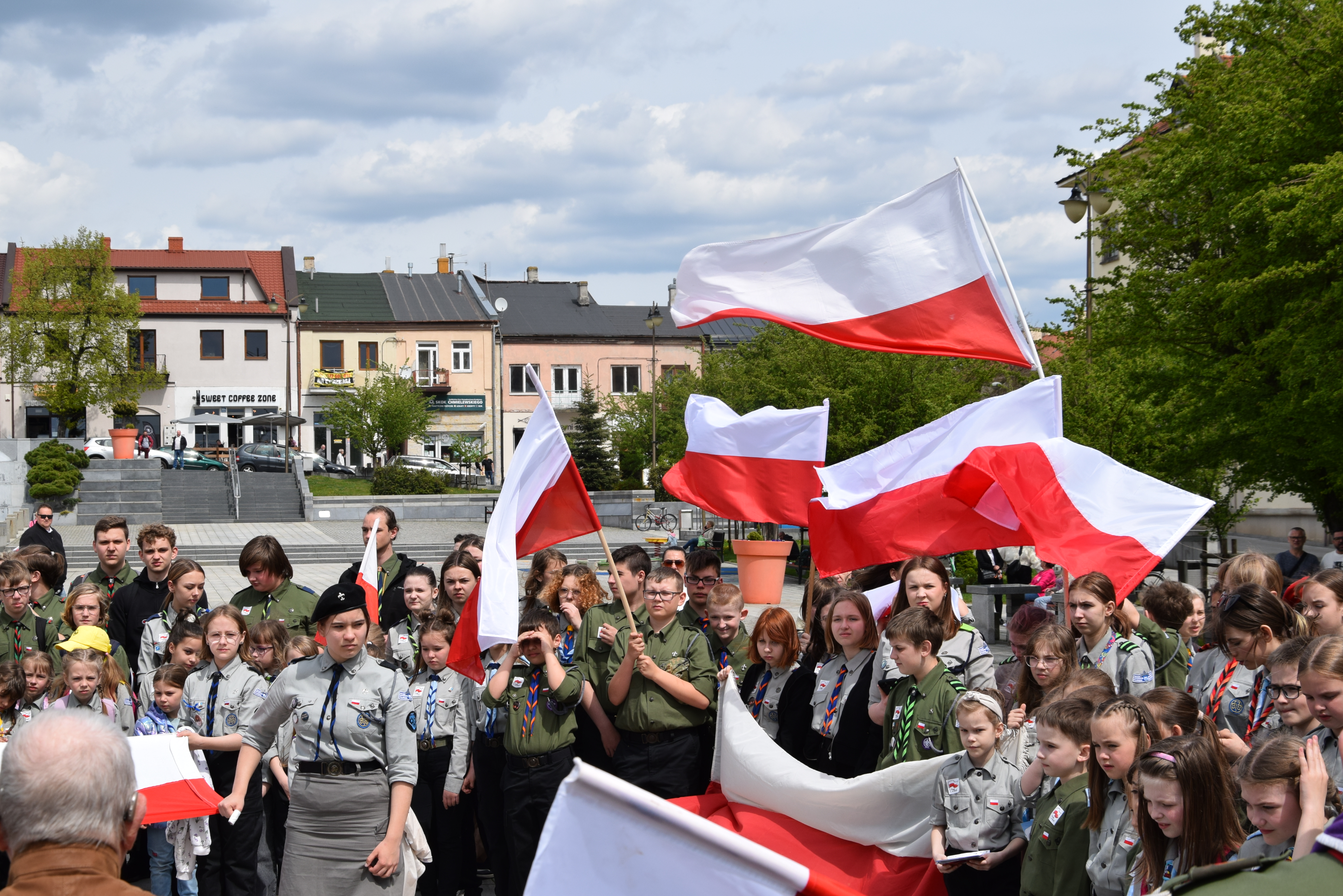 Harcerze uczcili Dzień Flagi Rzeczypospolitej Polskiej Święto