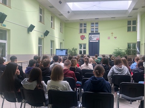Spotkanie online Rozwój przy wsparciu urzędu pracy dla I LO w Bielsku Podlaskim