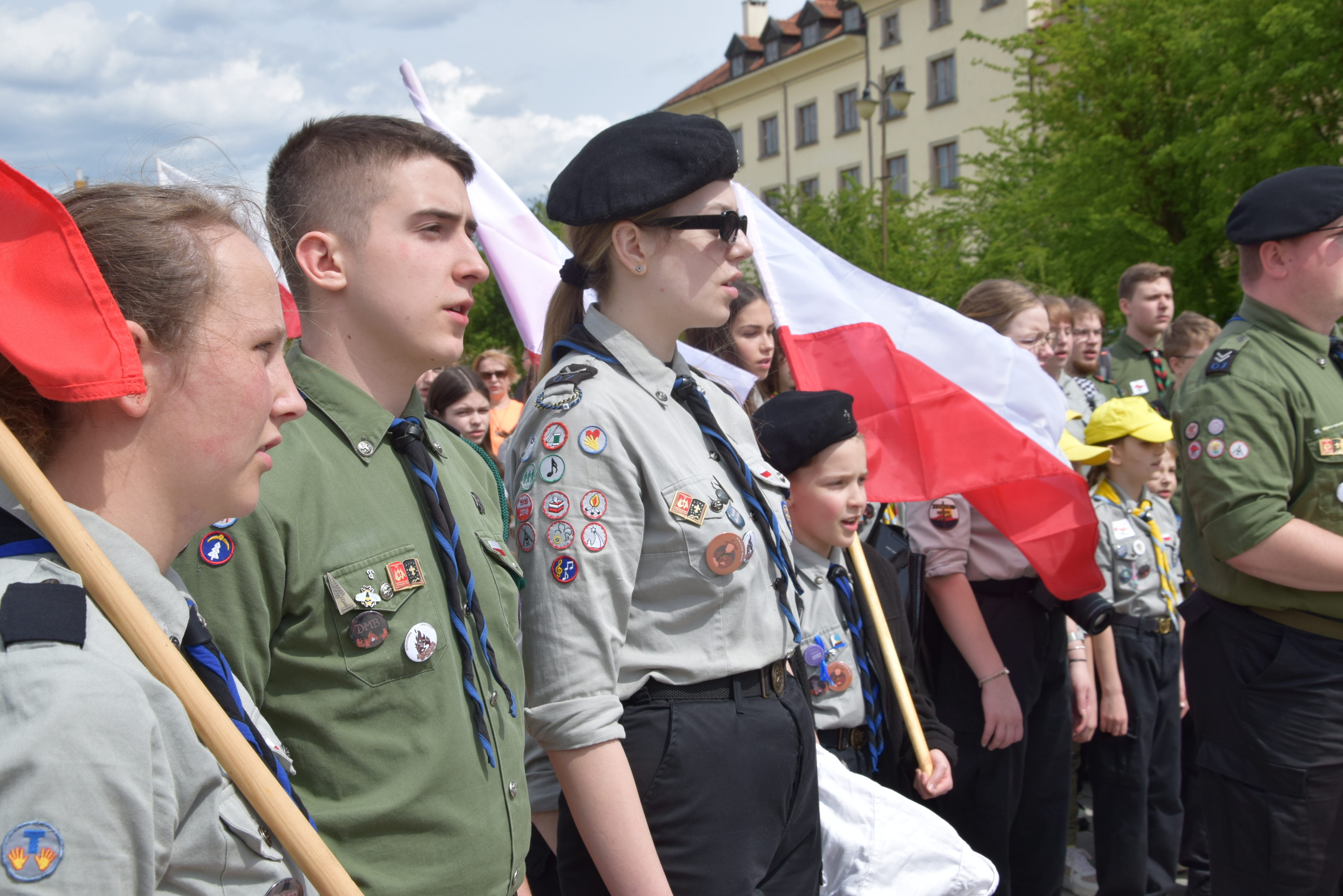 Harcerze uczcili Dzień Flagi Rzeczypospolitej Polskiej Święto