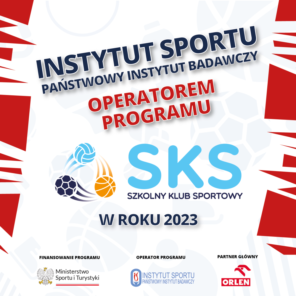 Plakat promujący Szkolny Klub Sportowy