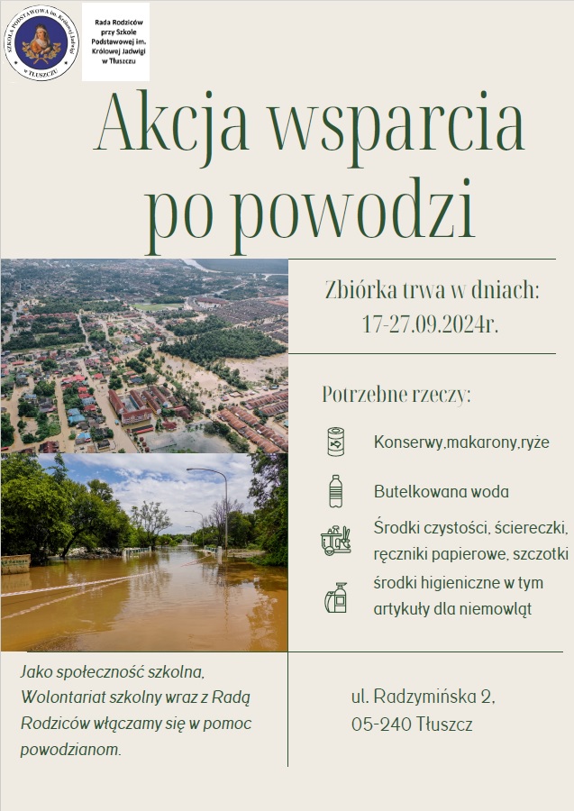 Akcja wsparcia po powodzi
