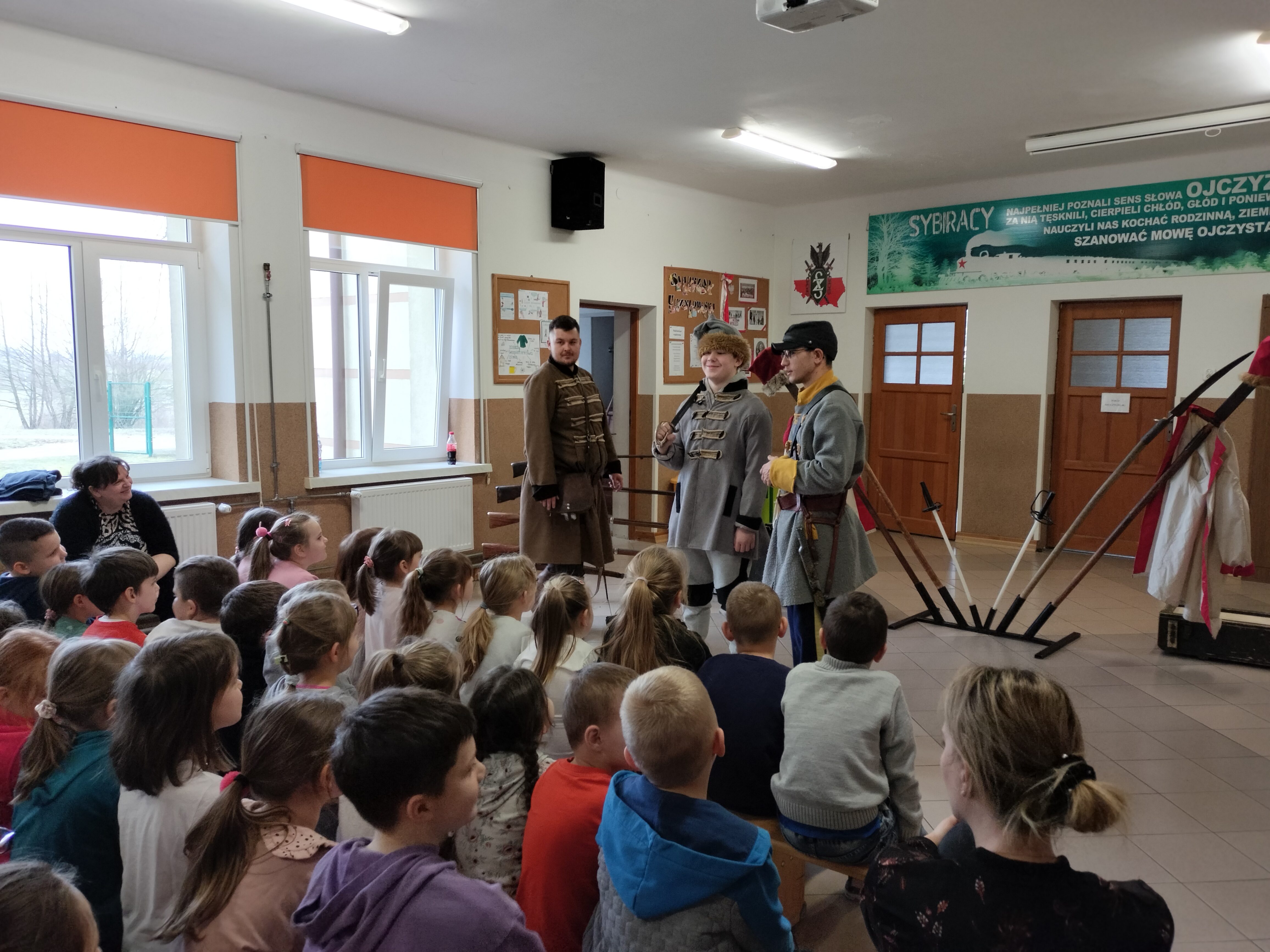 Występ grupy rekonstrukcyjnej
