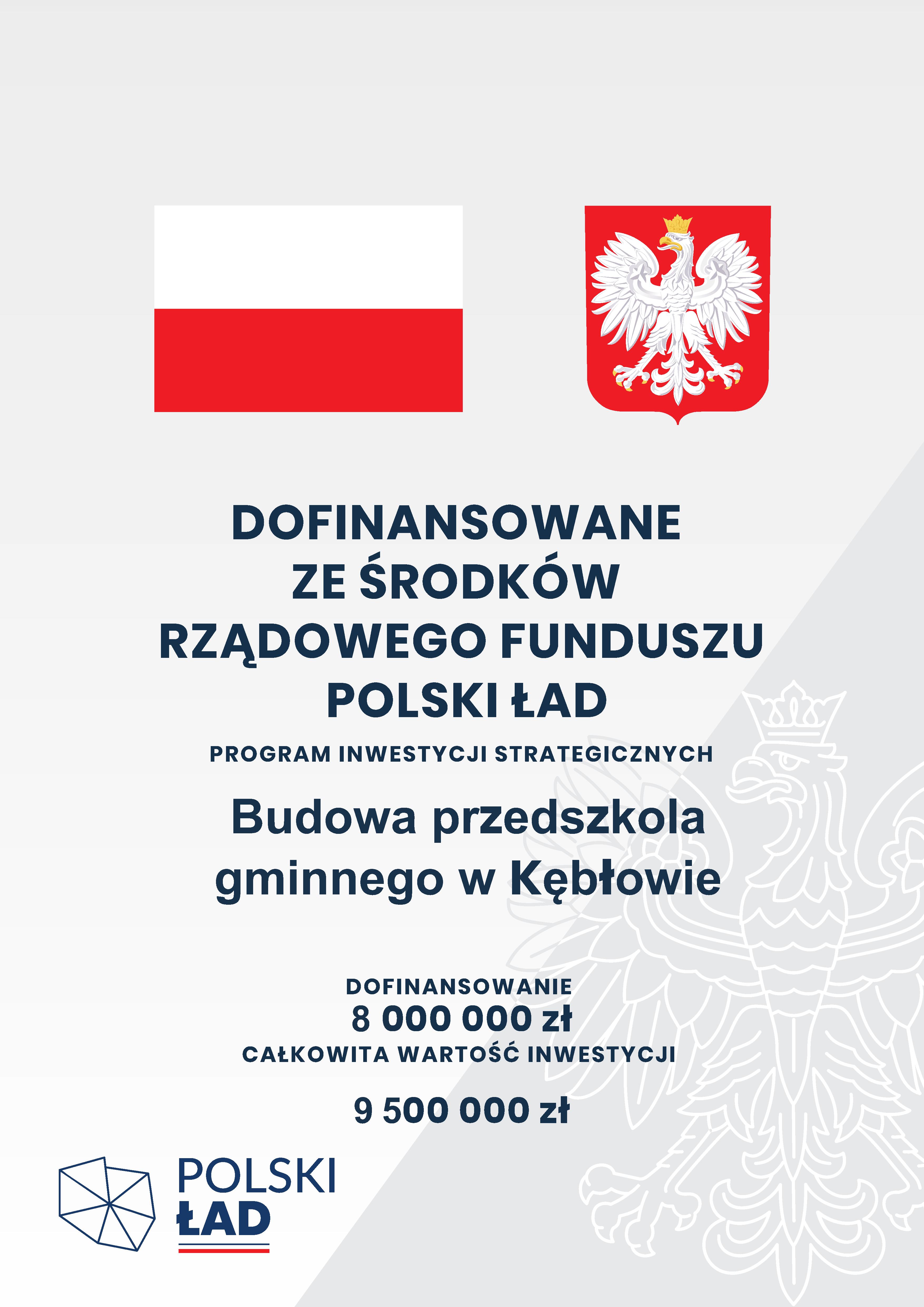 Przedszkole - Plakat Polski ład