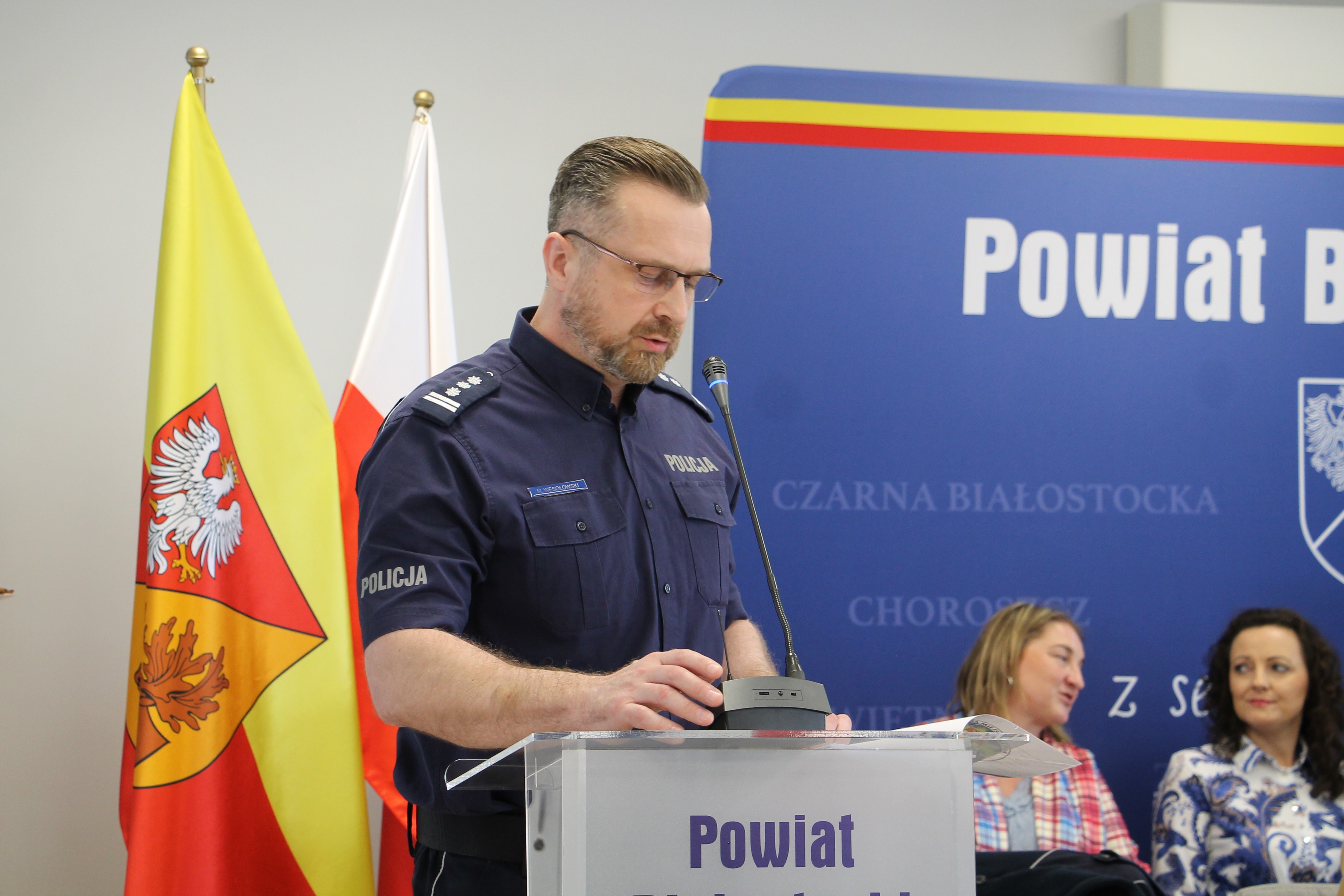 Komendant Miejski Policji w Białymstoku Maciej Wesołowski