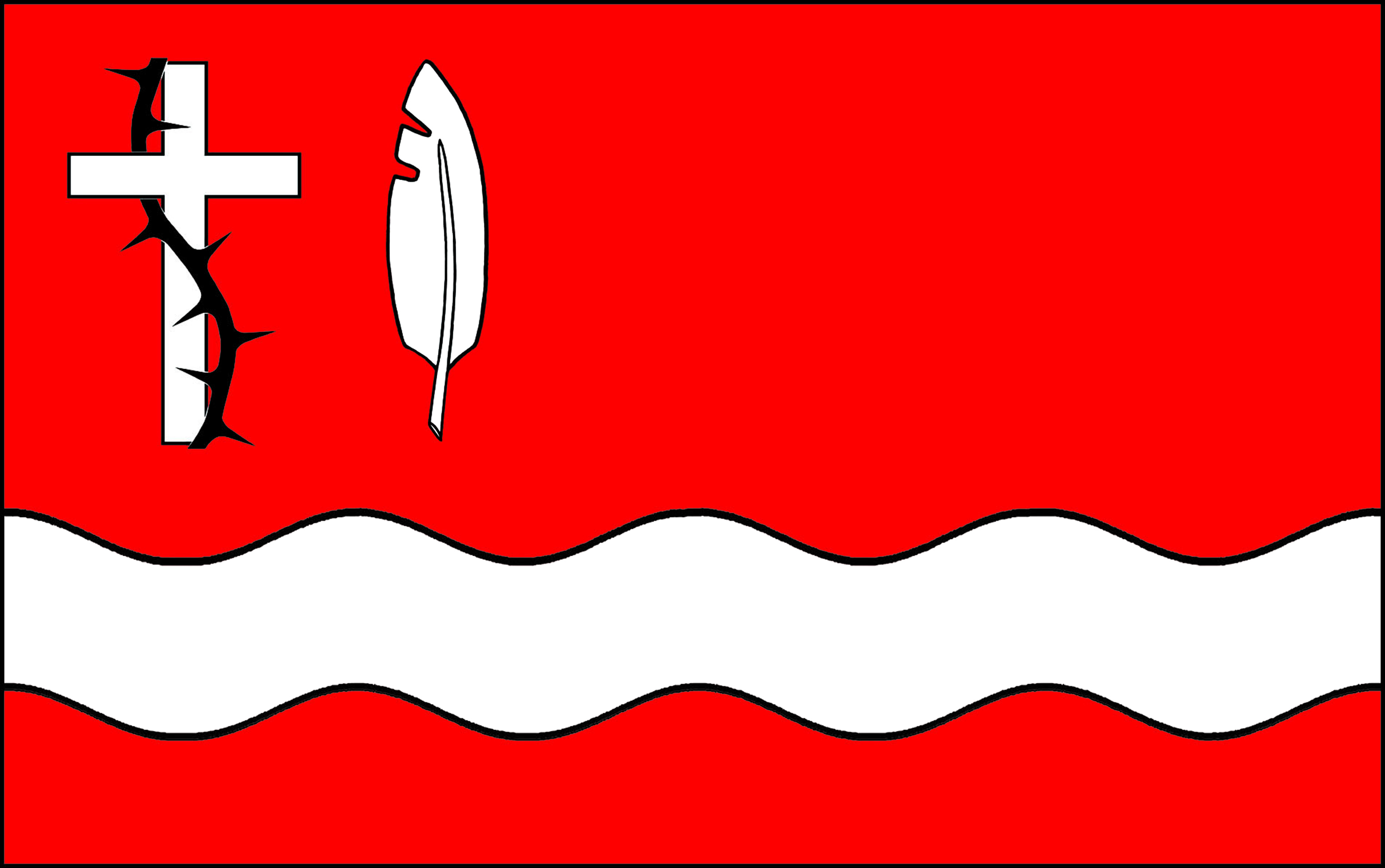 Flaga Gminy Zabrodzie
