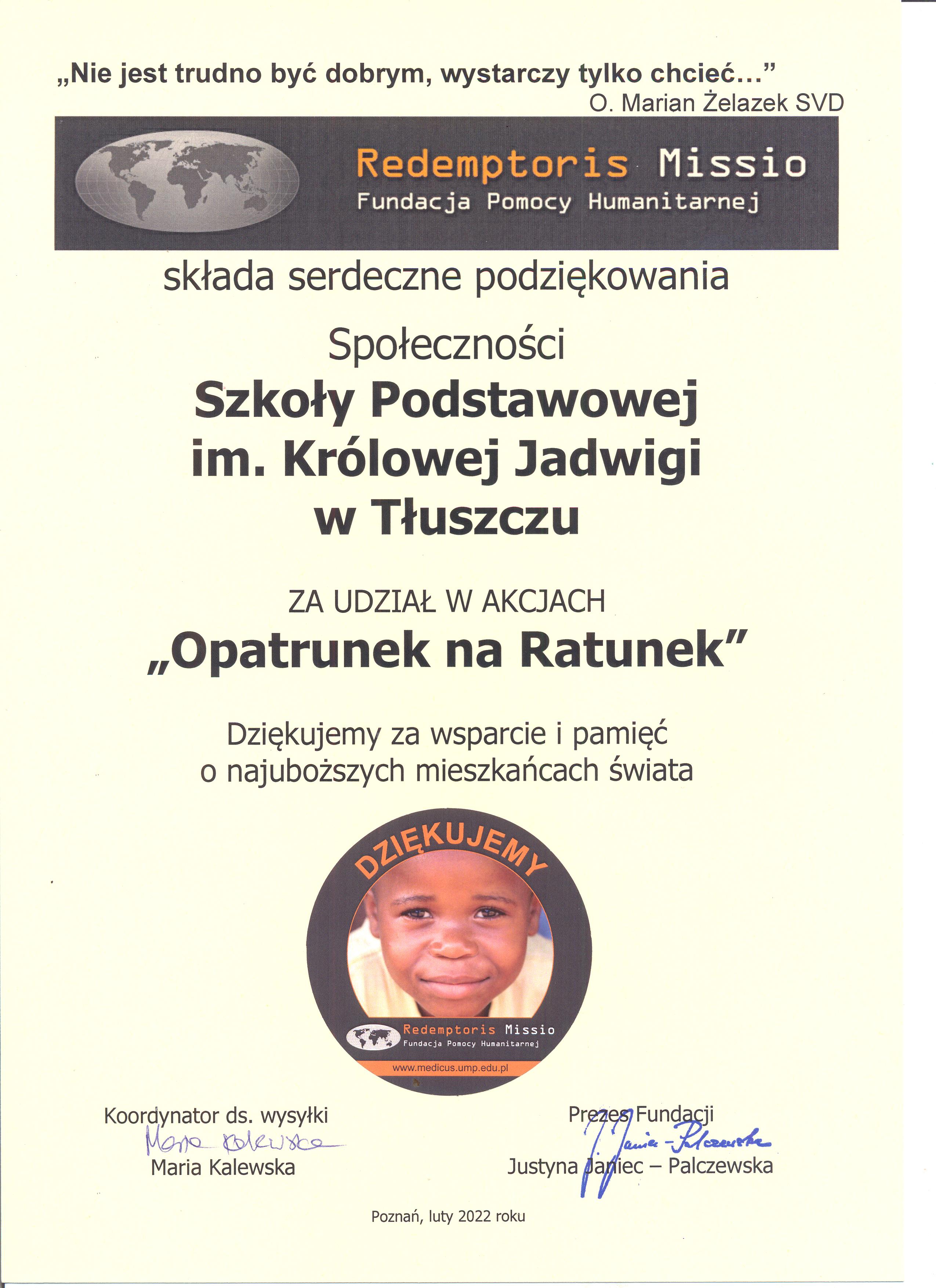 Opatrunek na Ratunek