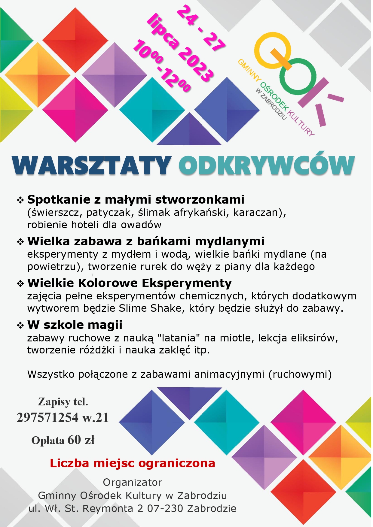 Warsztaty odkrywców