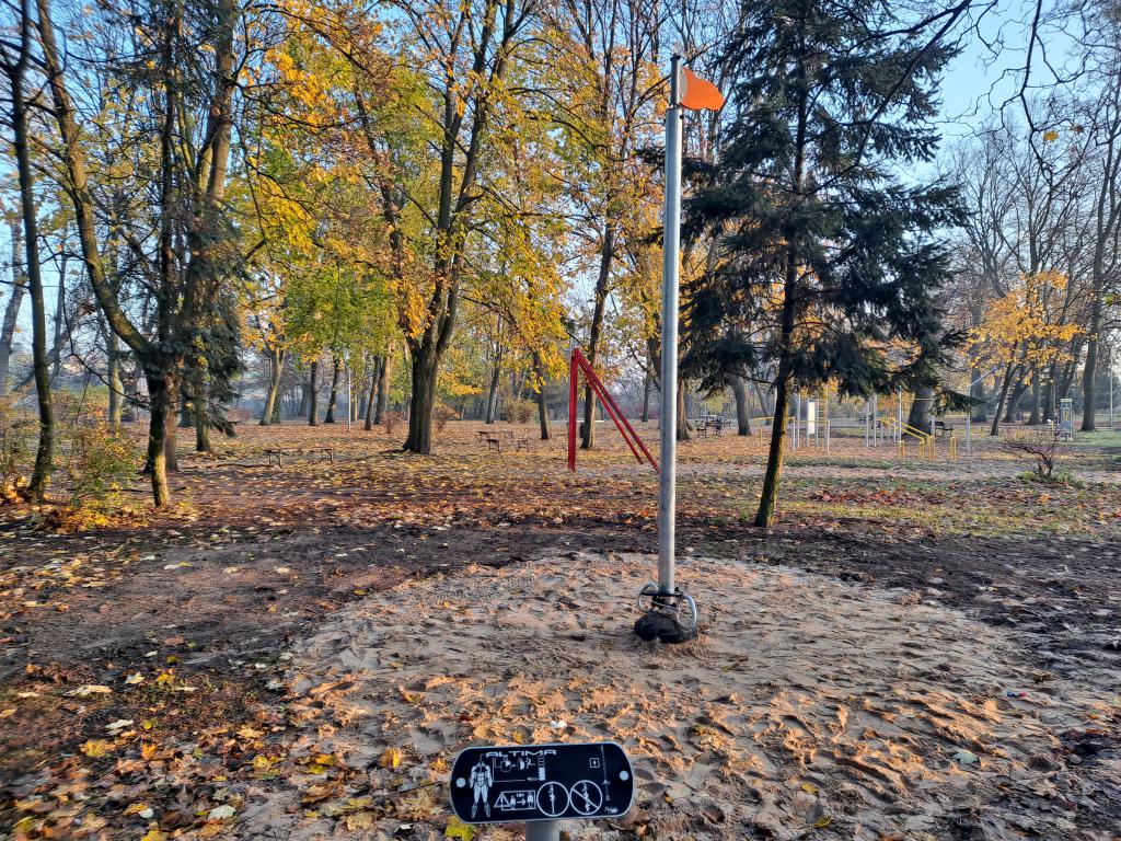 Zagospodarowanie terenu w Parku Miejskim w Janowcu Wielkopolskim