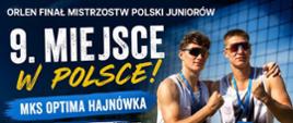 Obok grafiki przedstawiającej chłopków, umieszczono informacje o ich sukcesie (info w artykule) 