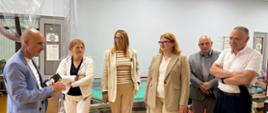 Marta Pietrasiak, dyrektor Świętokrzyskiego Oddziału NFZ w Kielcach, odwiedziła ostrowiecki szpital