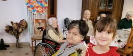 Sówki u Seniorów w Światowym Dzieniu Seniora w „Marion”- Domu Pod Dobrym Aniołem. 