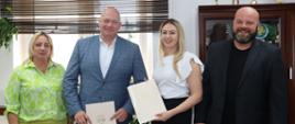 Podpisanie umowy na realizację zadania prowadzenia dwóch placówek opiekuńczo-wychowawczych. 