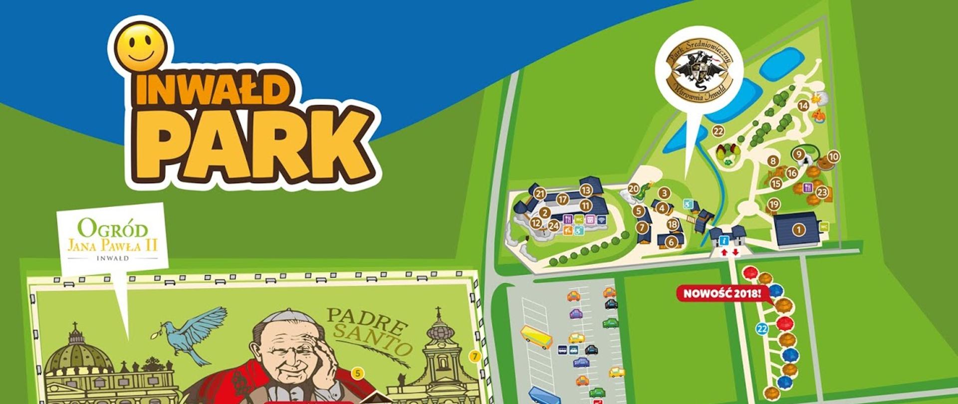Karta reklamowa parku