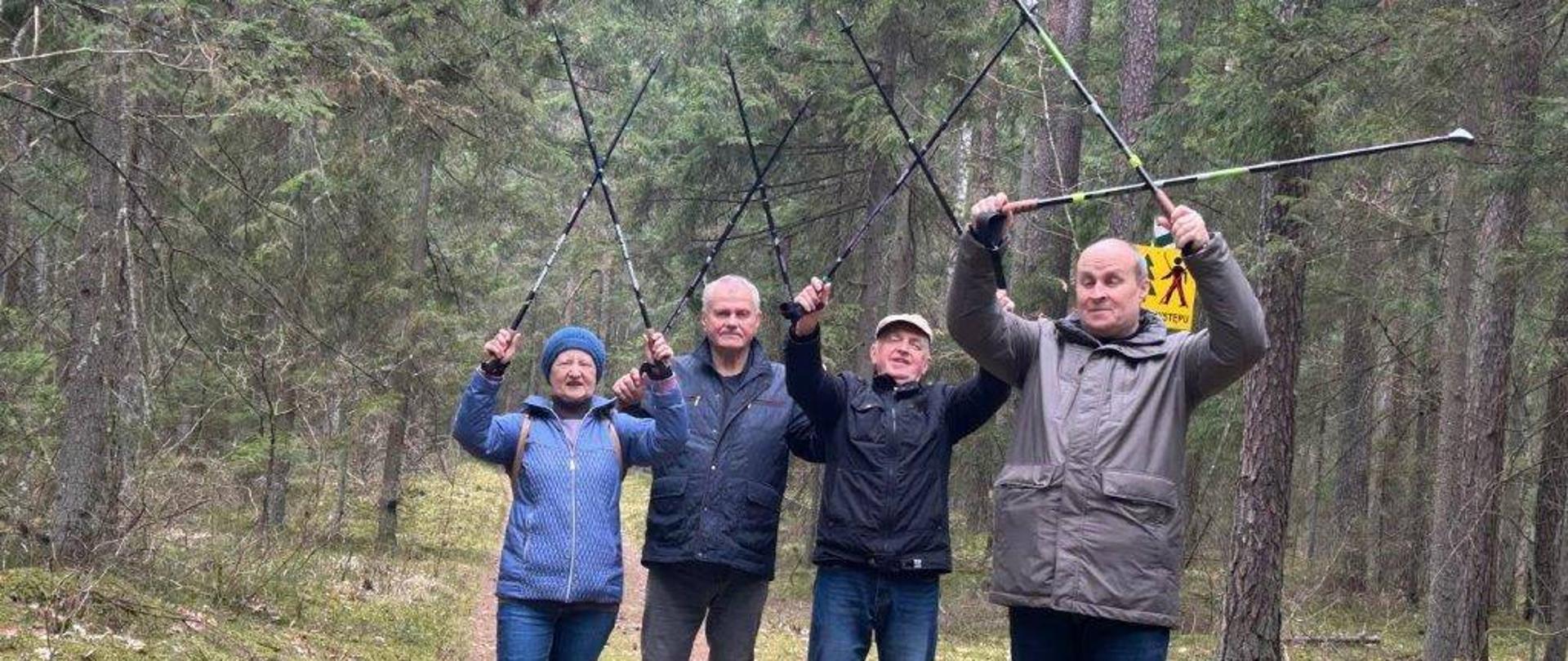 Podczas spaceru w lesie