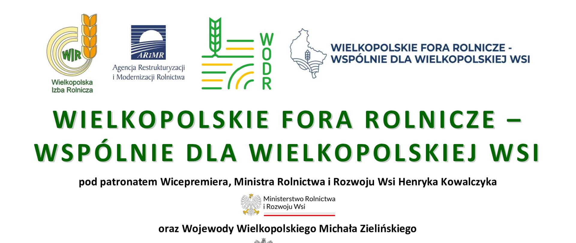 Wielkopolskie Fora Rolnicze informacja