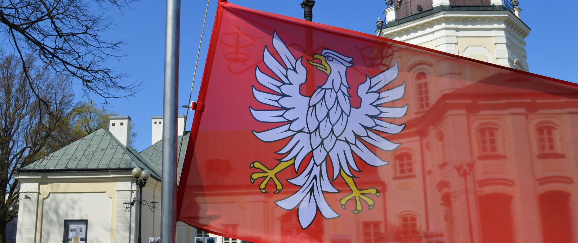 Flaga Mazowsza w Siedlcach 28.04.2021 r.