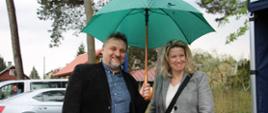 Uczestnicy spotkania - z-ca dyrektora i pracownik PZD