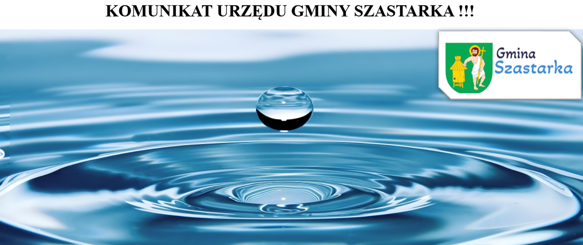 KOMUNIKAT URZĘDU GMINY SZASTARKA !!!
