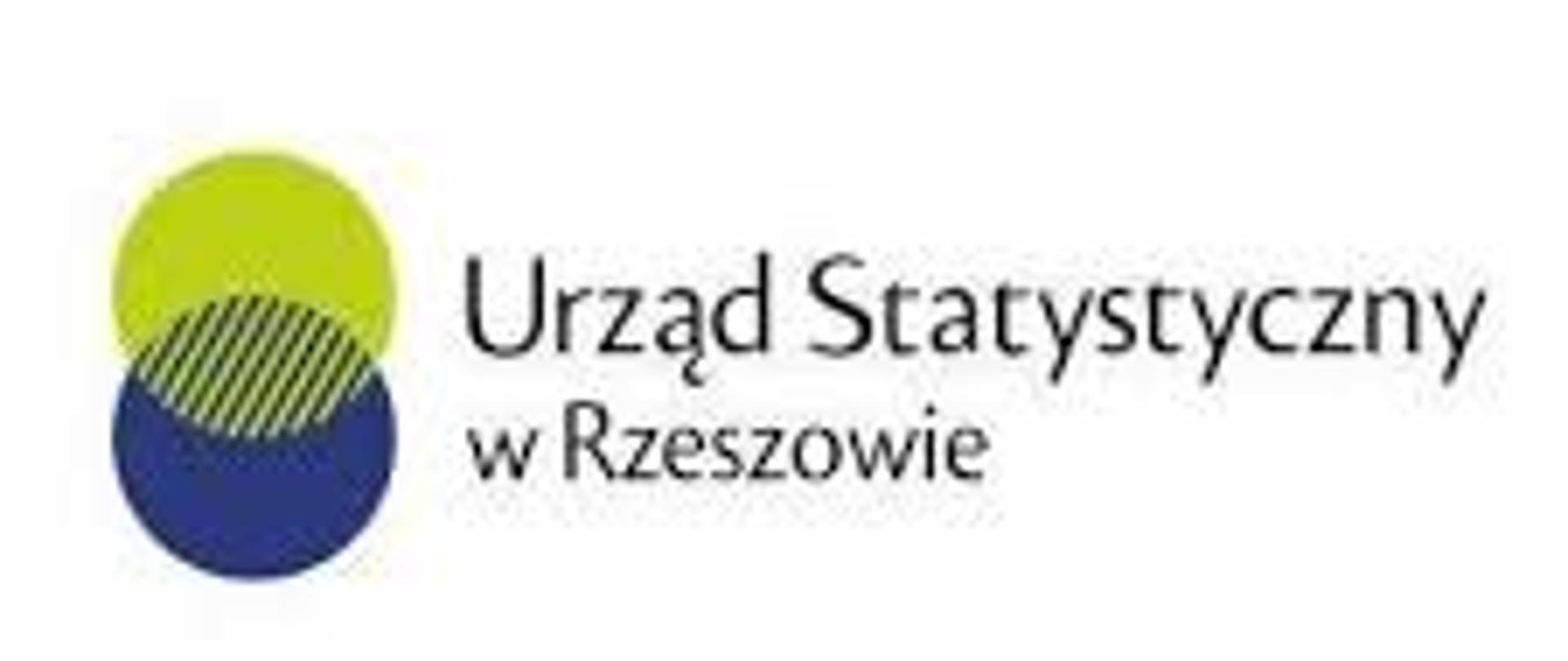 Logo z napisem Urząd Statystyczny w Rzeszowie