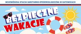 Bezpieczne wakacje 2023 - plakat