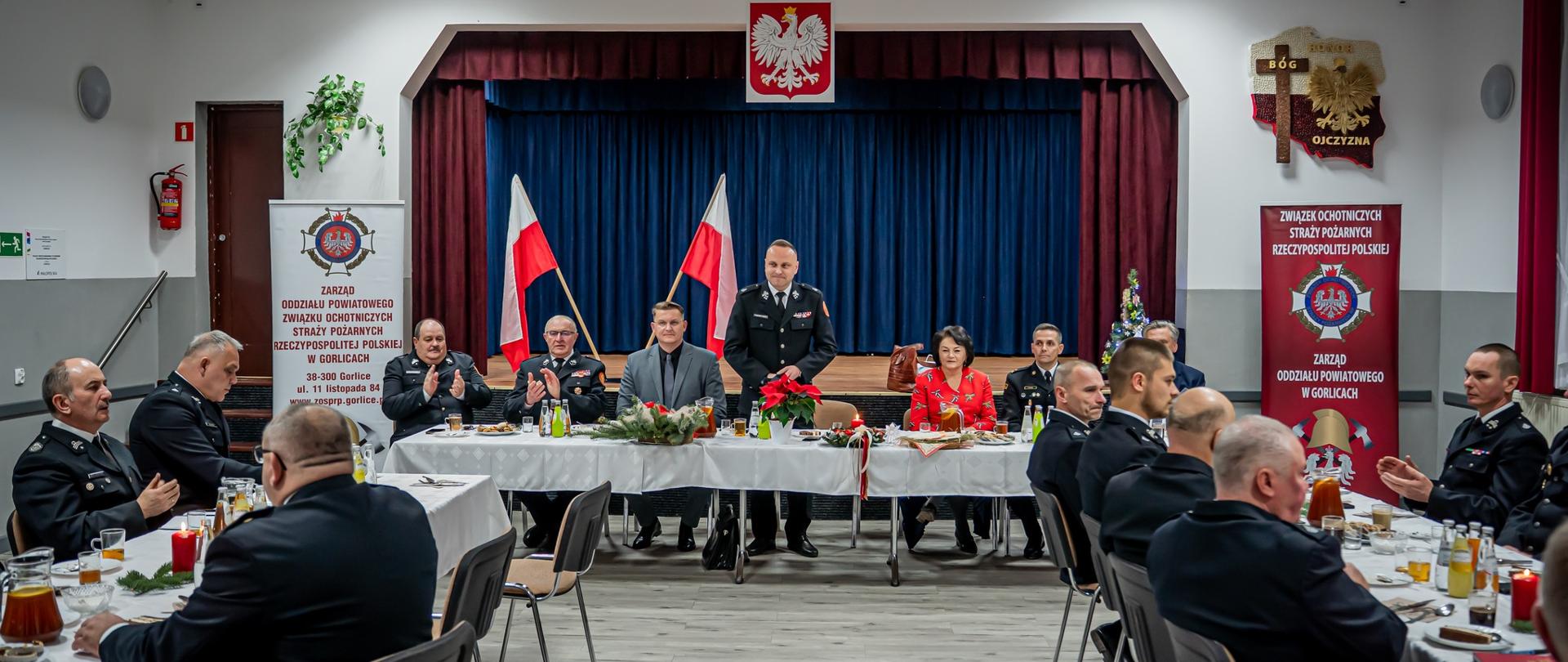 Wystąpienie dh Przemysława Wszołka - Prezesa Zarządu Oddziału Powiatowego ZOSP RP w Gorlicach