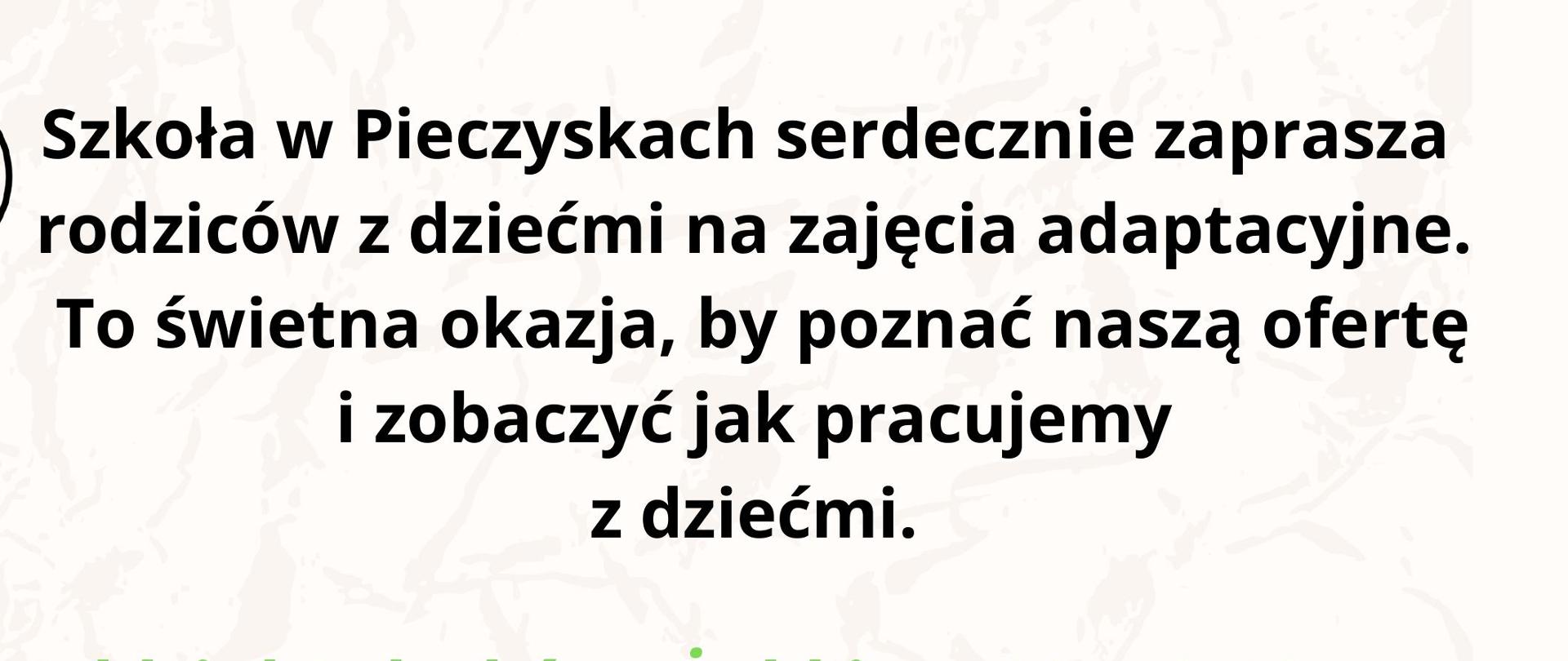  Plakat zajęć adaptacyjnych