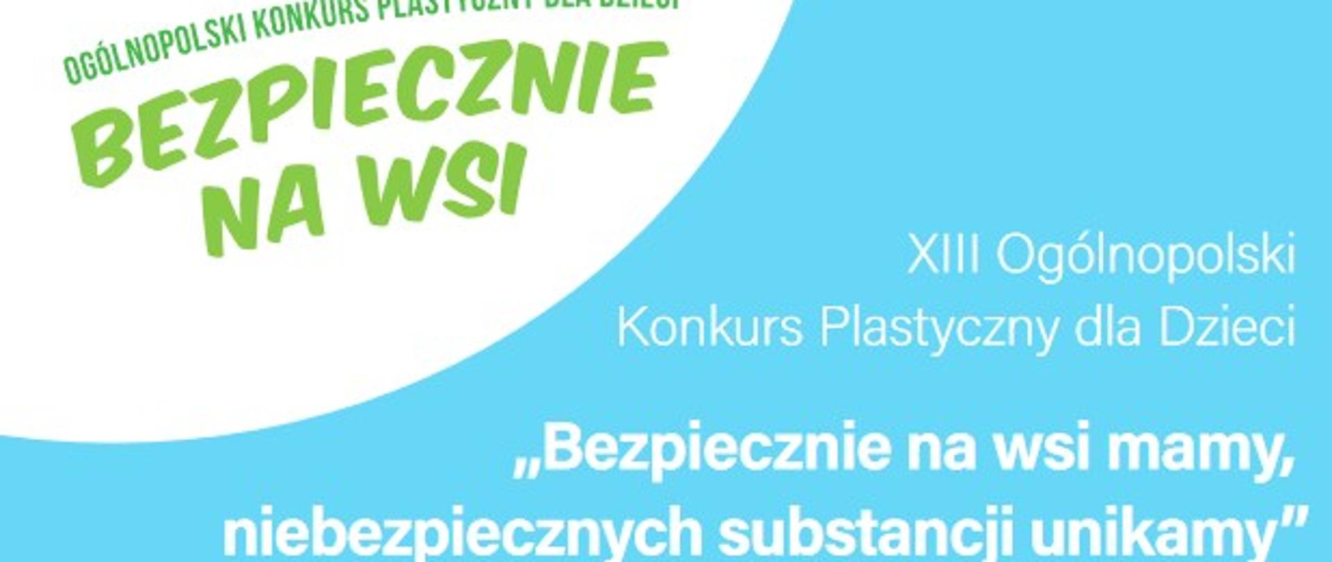 Plakat promujący konkurs plastyczny Krus, różnorodne grafiki i logotypy.