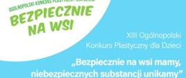 Plakat promujący konkurs plastyczny Krus, różnorodne grafiki i logotypy.