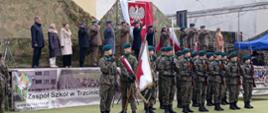Uroczyste ślubowanie kadetów klas mundurowych w Trzcinicy