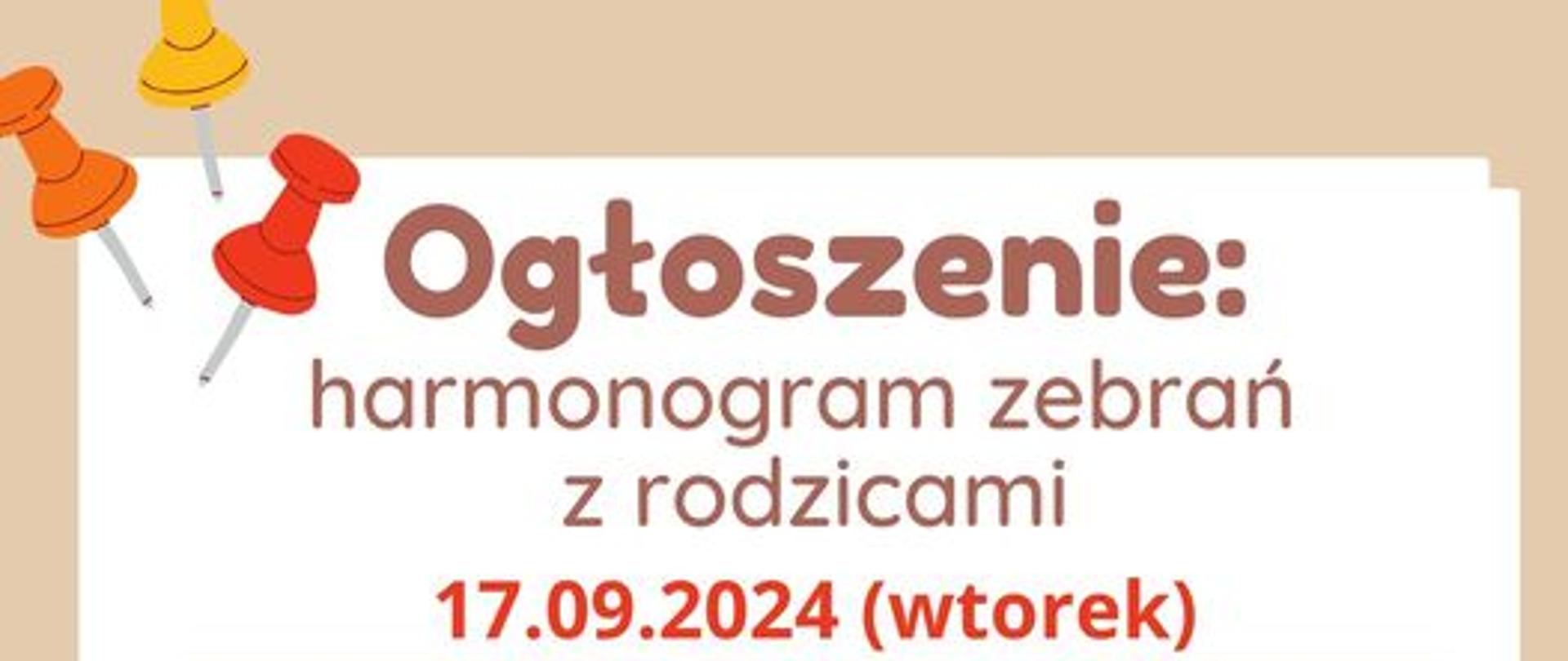 Zebrania rodziców 2024