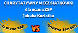 Charytatywny mecz siatkówki