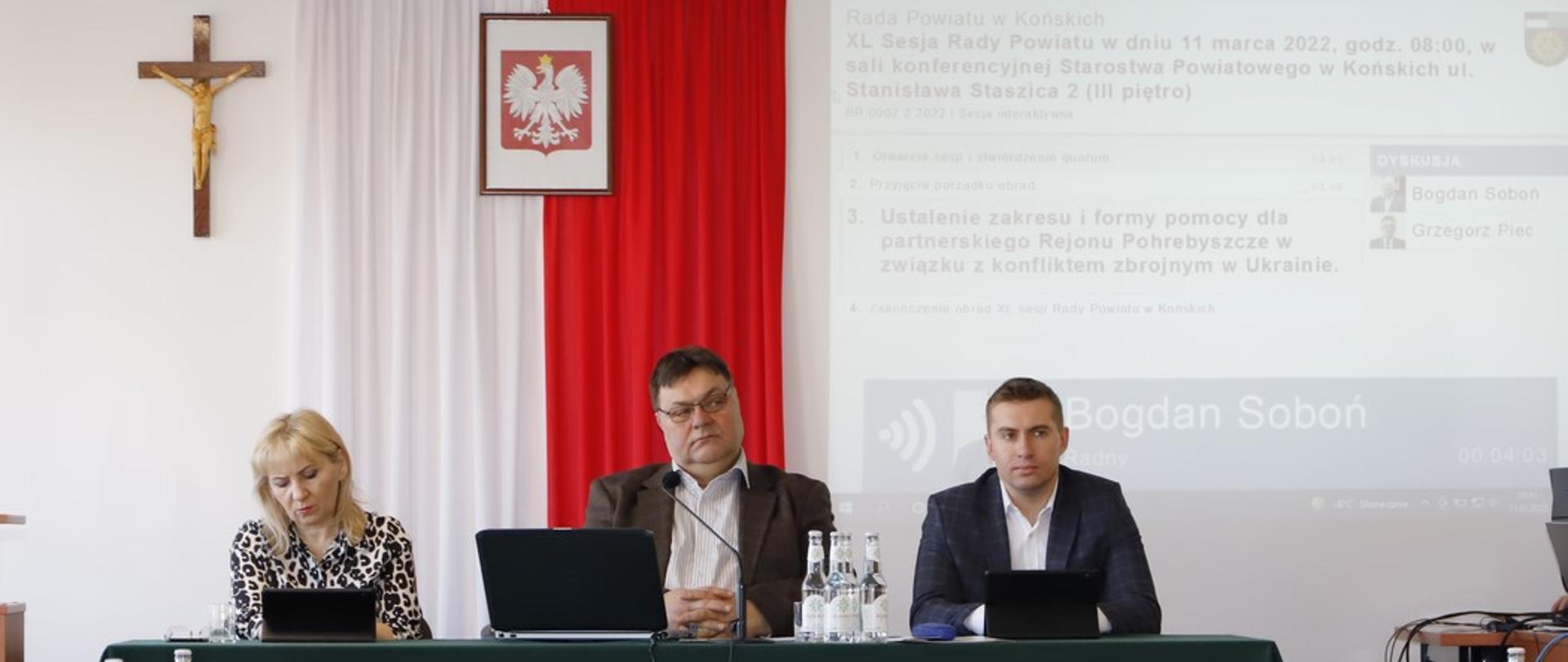 XL Sesja Rady Powiatu w Końskich
