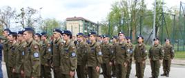 Uczniowie klas pierwszych - Oddziału Przygotowania Wojskowego