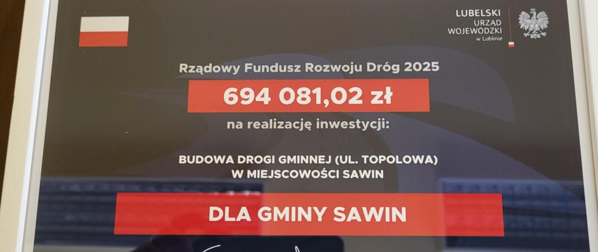 Podpisanie umowy na budowę drogi