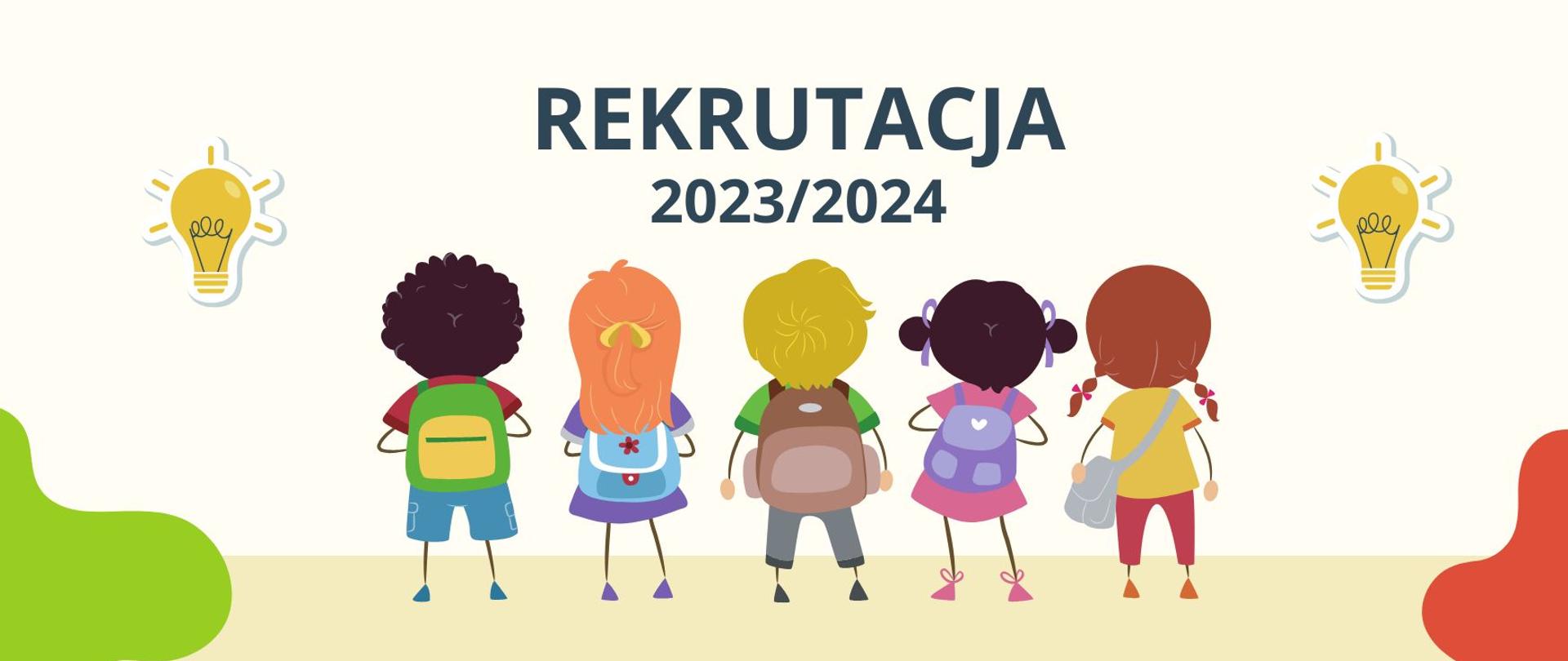 zapisy do przedszkola - plakat