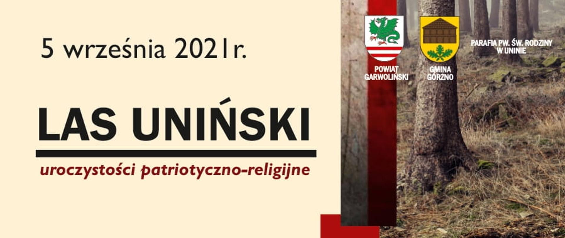 Plakat_Las Uniński 05.09.2021