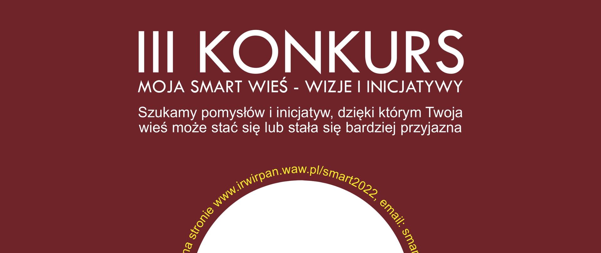 Żarówka w formie grafiki na bordowym tle. W środku żarówki jest żółty wiatrak w graficznej formie