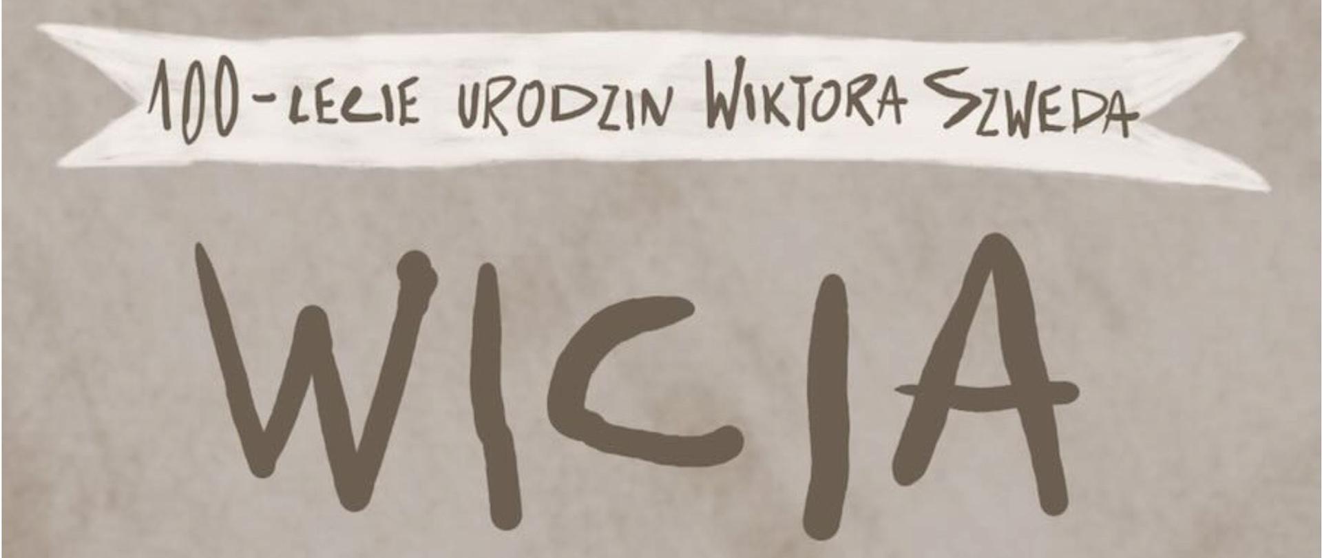 Pod informacją o wydarzeniu widać postać chłopca - jego głowa wygląda za krawędzi plakatu. 