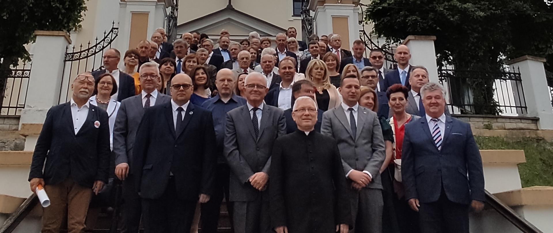 Jubileusz ZSP Żelechów - uczestnicy uroczystości