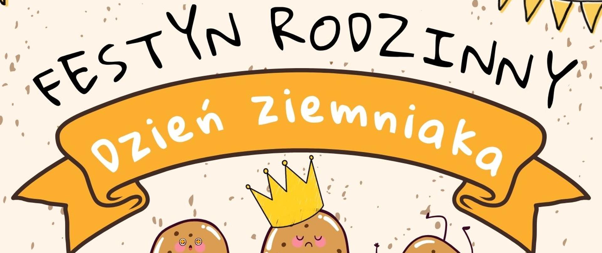 Plakat Festyn Rodzinny Dzień Ziemniaka