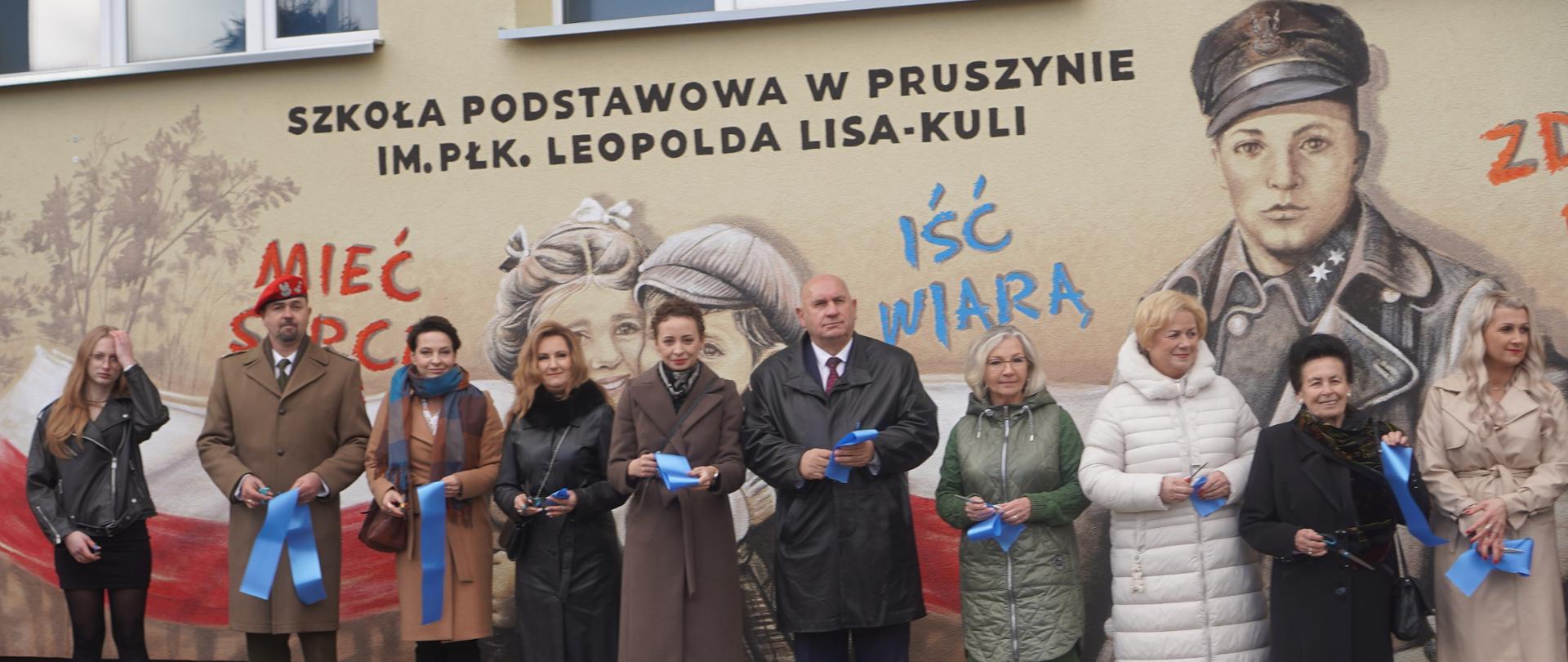 Odsłonięcie pamiątkowego muralu
