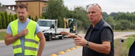 Fragment wyremontowanej ulicy Niewodnickiej