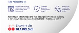Plakat - Narodowy Spis Powszechny Ludności i Mieszkań 2021