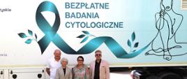 „Profilaktyka przede wszystkim – badania w cytomammobusie przed Urzędem Starostwa Powiatowego w Końskich”