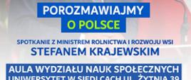 Zaproszenie na spotkanie z Ministrem Rolnictwa i Rozwoju Wsi