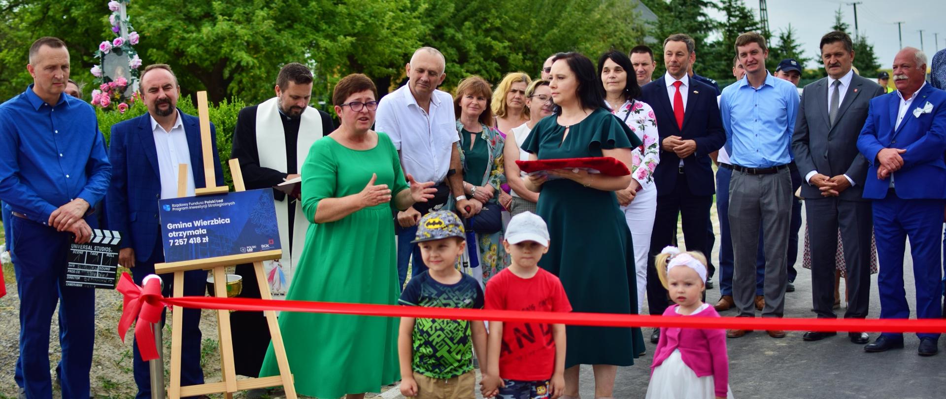 Uroczyste otwarcie drogi gminnej Nr 115699L w miejscowości Święcica